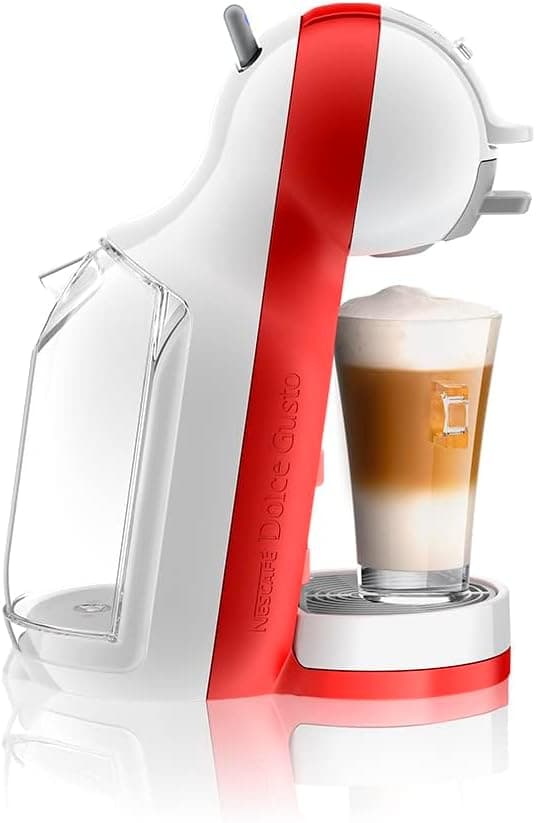 Nescafe Dolce Gusto by De’Longhi – MINI ME Automatic Capsule Coffee Machine, Compact & Powerful up to 15 Bar Pressure, Cappuccino, Grande, Tea, Hot Chocolate & Espresso Coffee Maker, EDG305.WR, RED